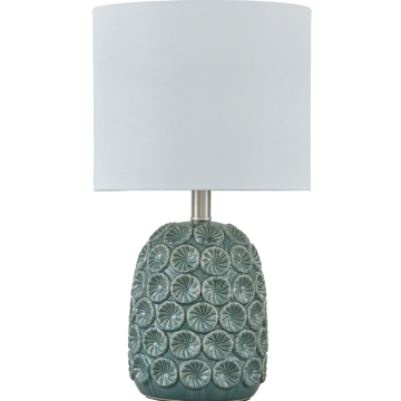 Picture of MOORBANK TEAL TABLE LAMP