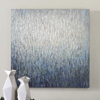 Picture of OUTSIDE THE WINDOW BLUE/GRAY ABSTRACT WALL ART