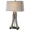 Picture of YEREVAN WOOD BRASS TABLE LAMP