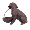 Picture of DOG WITH BASKET STATUE