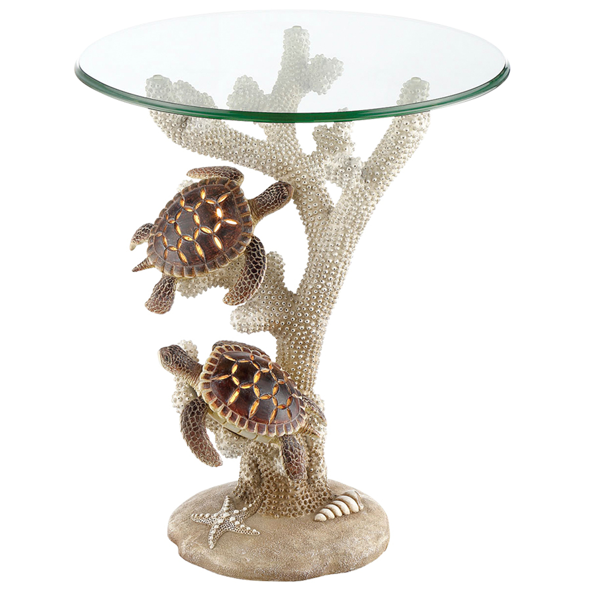 Picture of TWIN TURTLE NATURAL ACCENT TABLE