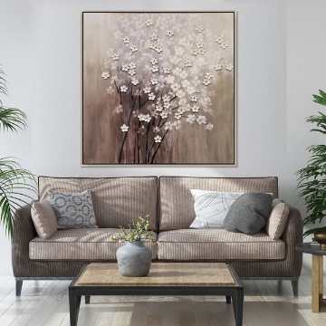 Picture of A BLAZE OF WHITE FLOWERS ART