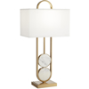 Picture of ELENOR GOLD AND MARBLE TABLE LAMP