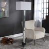 Picture of MCBRYDE MIRRORED BASE FLOOR LAMP