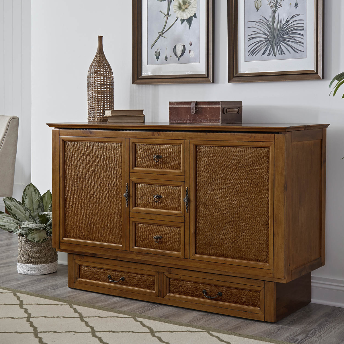 Picture of KINGSTON QUEEN CREDENZA CABINET BED