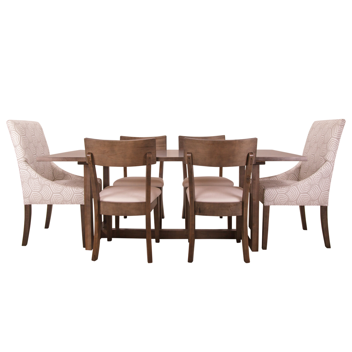 Picture of LIAM 78" 7PC MAPLE DINING SET
