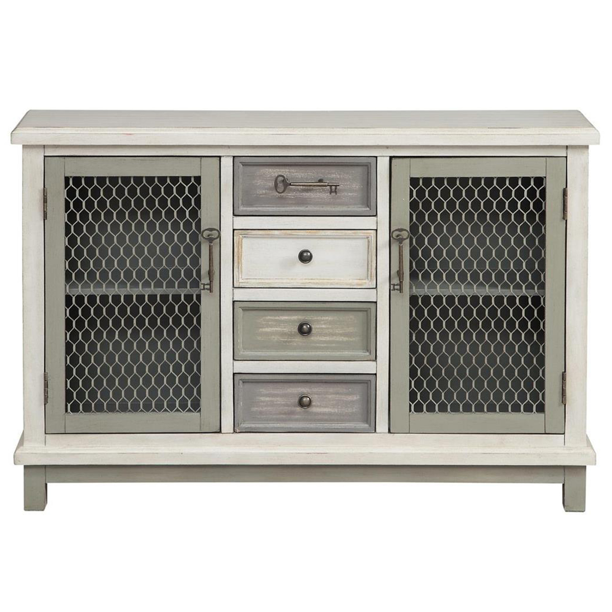 Picture of 4 DRW 2 DR CREDENZA