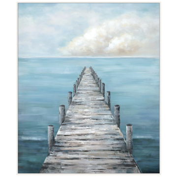 Picture of GREY PIER 40X48 CANVAS PRINT