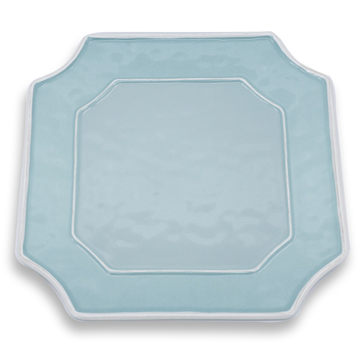 Picture of CHARLESTON SQUARE PLATTER BLUE