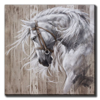Picture of WHITE PRINCE HORSE CANVAS