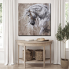 Picture of WHITE PRINCE HORSE CANVAS