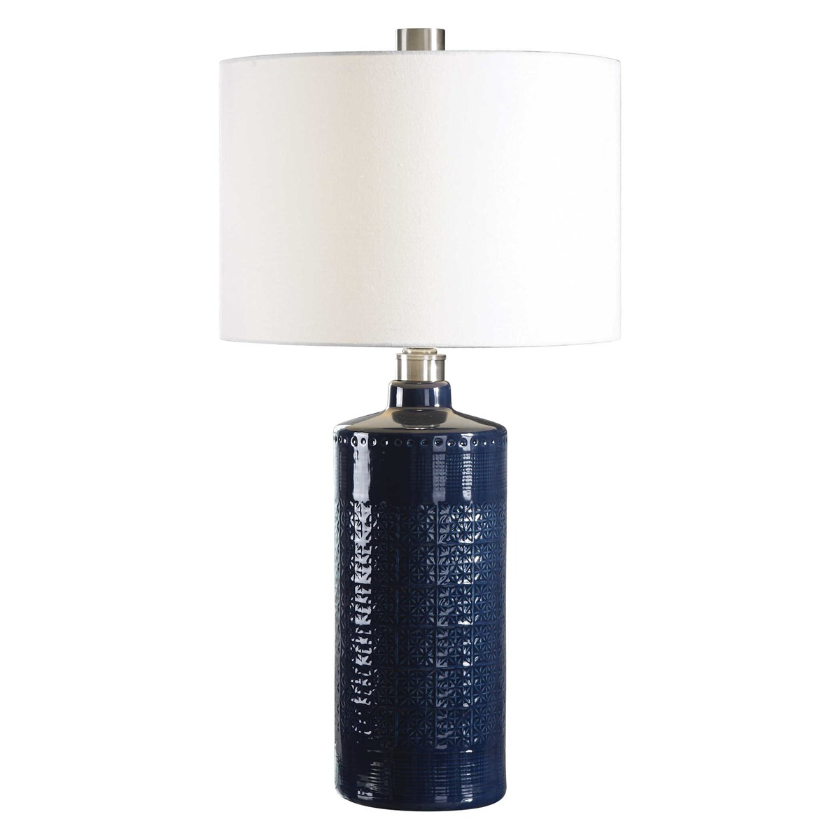 Picture of BLUE CERAMIC T-LAMP