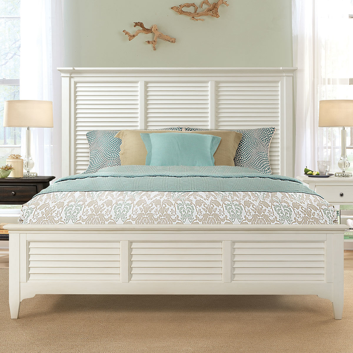 Picture of MYRA WHITE LOUVERED BED