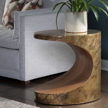 Picture of THORNTON OVAL SIDE TABLE