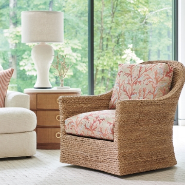 Picture of SOREN SWIVEL CHAIR WITH PROMO FABRIC
