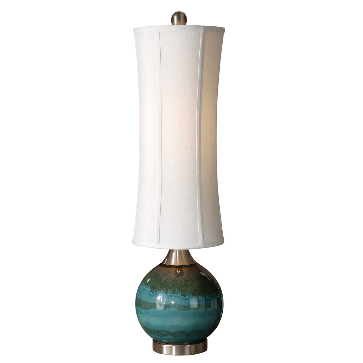 Picture of ATHERTON TURQ/GRAY BUFFET LAMP