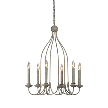 Picture of SAMPSON 6LT. IRON CHANDELIER
