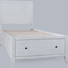 Picture of MAXTON IVORY TWIN STORAGE BED