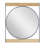 Picture of BRN/MTL ROUND INDUSTRIAL MIRROR