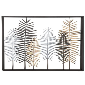Picture of TRI-CLR METAL LEAF WALL ART