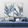 Picture of BLUE PALMS I CANVAS ART