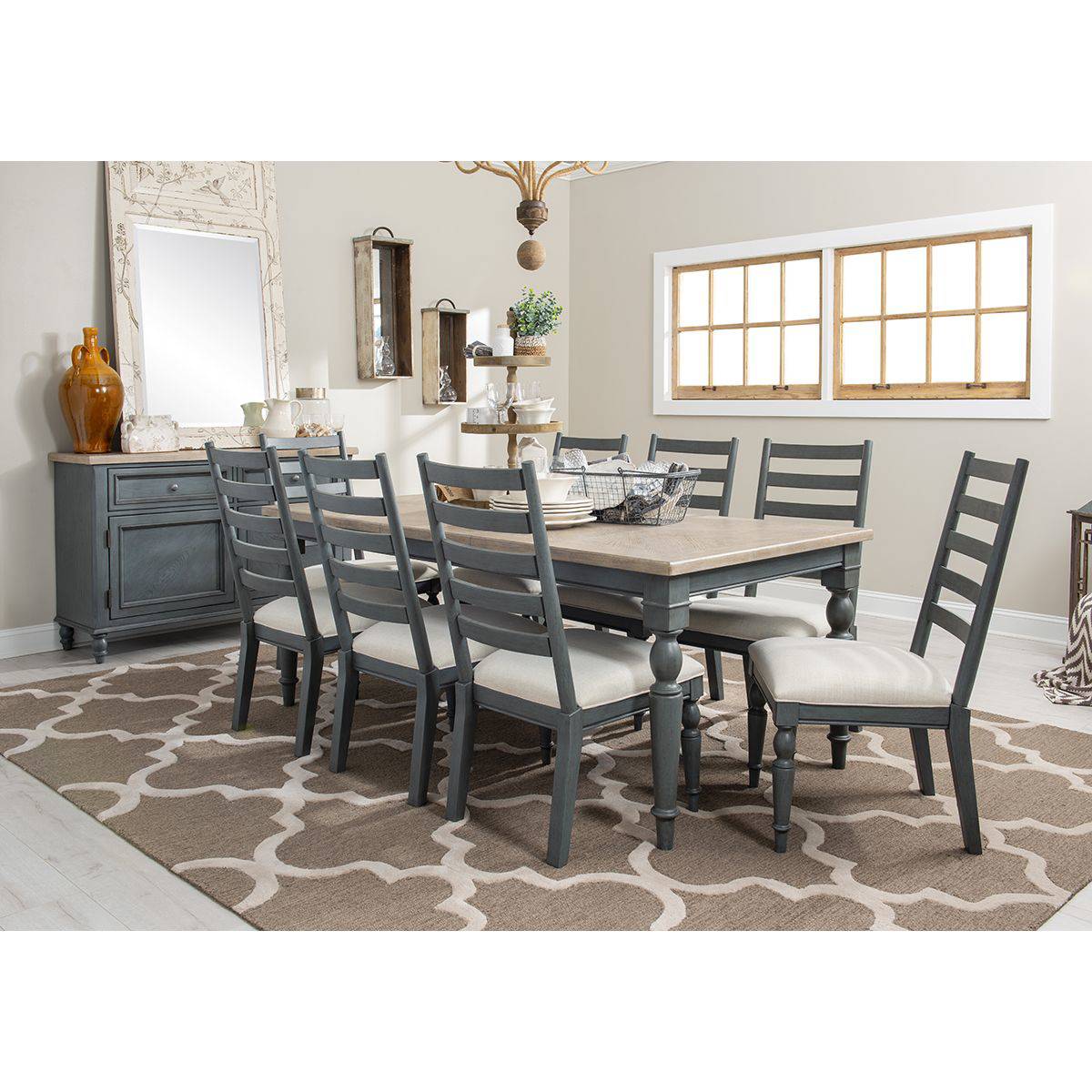 Picture of EASTON HILLS 9PC DINING SET
