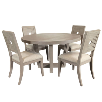 Picture of CASCADE 5PC RND DINING SET W/SIDE CHAIRS