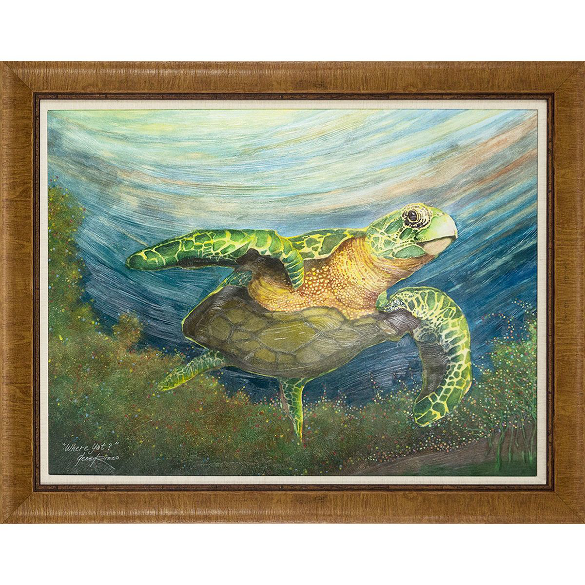 Picture of WHERE Y'AT TURTLE ART