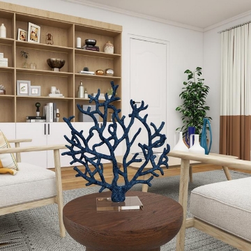 Picture of NAVY BL CORAL SCULPTURE