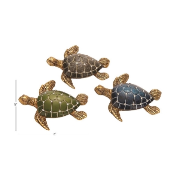 Picture of AST MTL TURTLE WALL HANGING