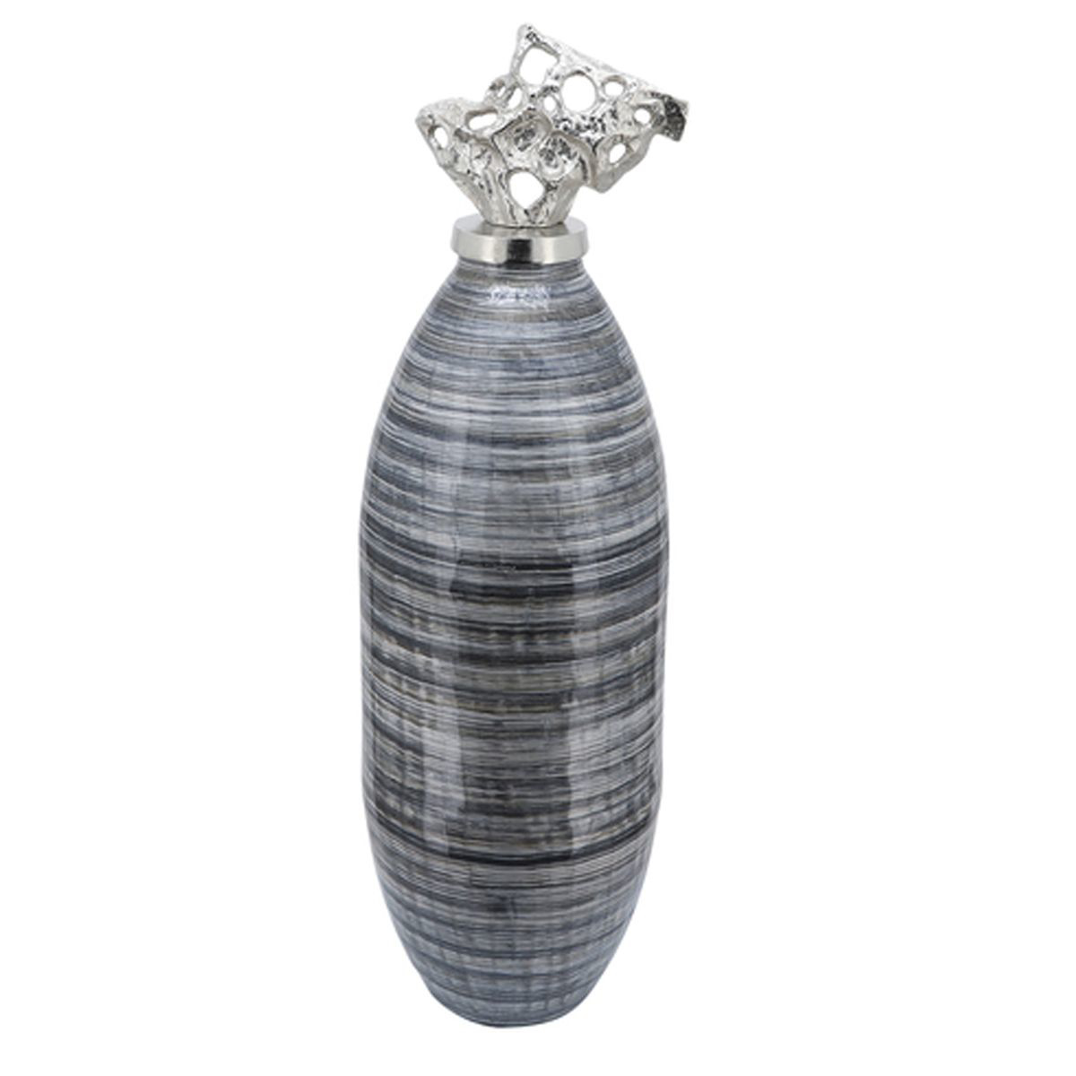 Picture of 41" GLS VASE W/ BRWN FINIAL