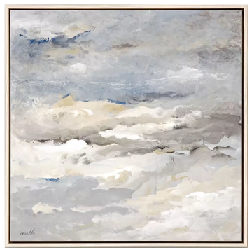 Picture of SEA MEETS SKY GRAY ABSTRACT