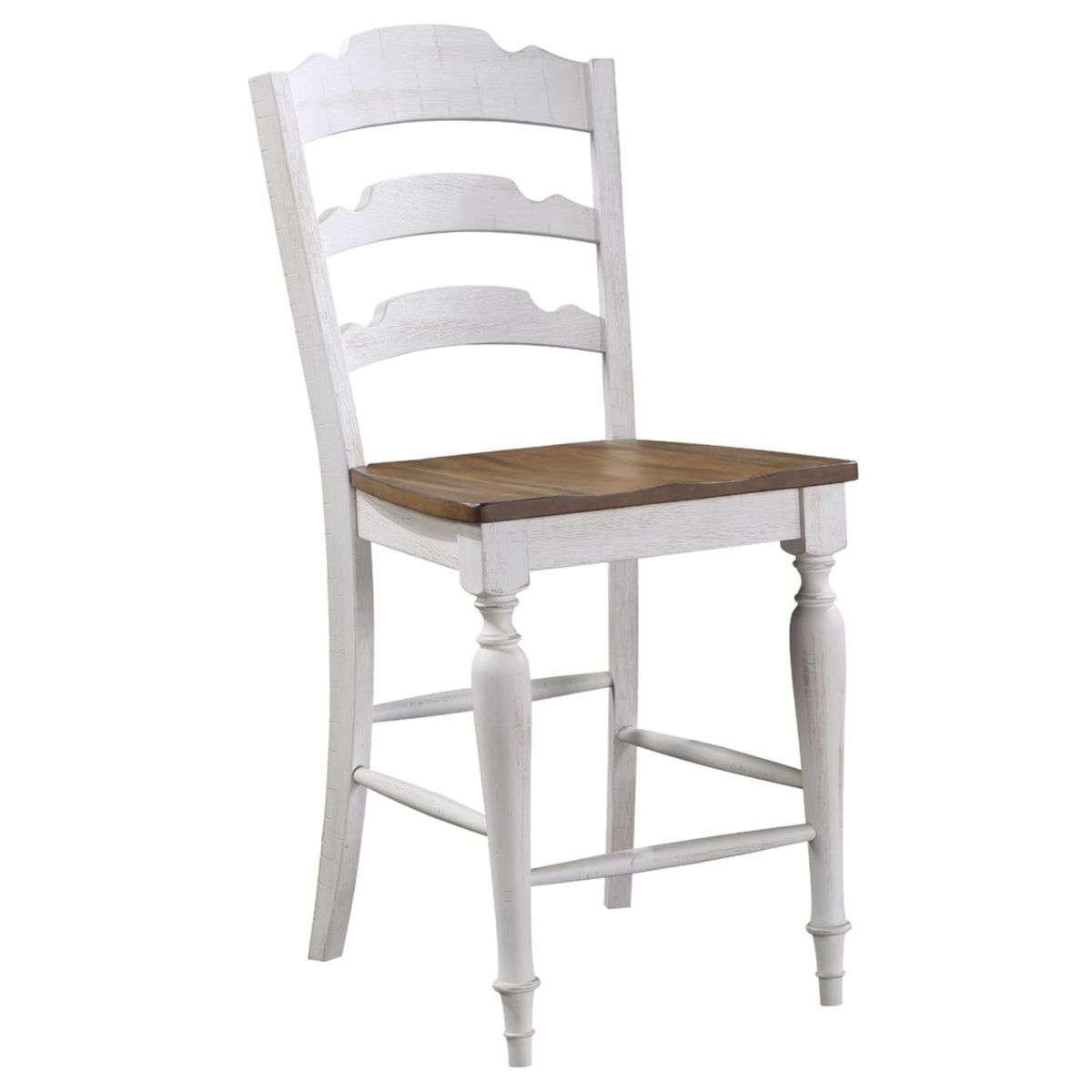Picture of AUGUSTA WHT LADDERBACK STOOL