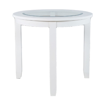 Picture of URBAN ICON WHITE ROUND COUNTER TABLE
