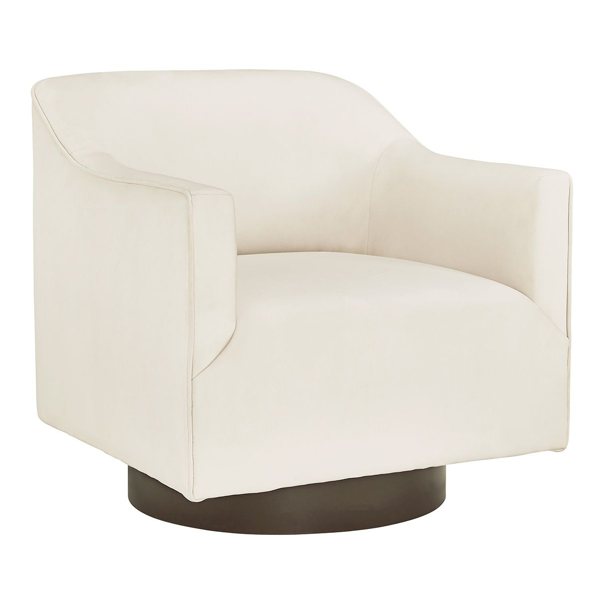 Picture of WEST PALM WHITE SWIVEL CHAIR