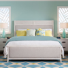 Picture of EDGEWATER WHITE KING UPHOLSTERED BED