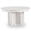Picture of EDGEWATER WHITE ROUND DINING TABLE