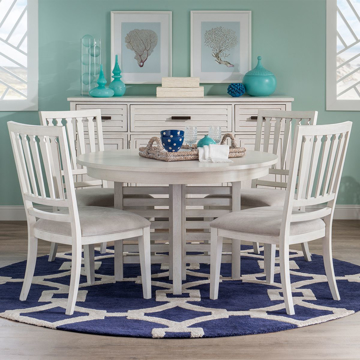 Picture of EDGEWATER WHITE ROUND 5PC DINING