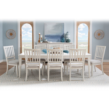 Picture of EDGEWATER WH RECT 9PC DINING