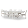 Picture of EDGEWATER WH TRS 9PC W/LADDER BACK CHAIRS