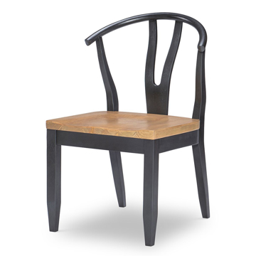 Picture of FRANKLIN WISHBONE BLACK CHAIR