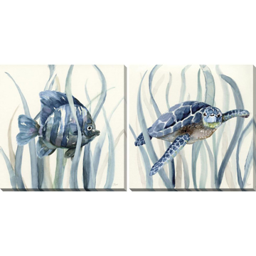 Picture of SEAGRASS CREATURES S/2 ART
