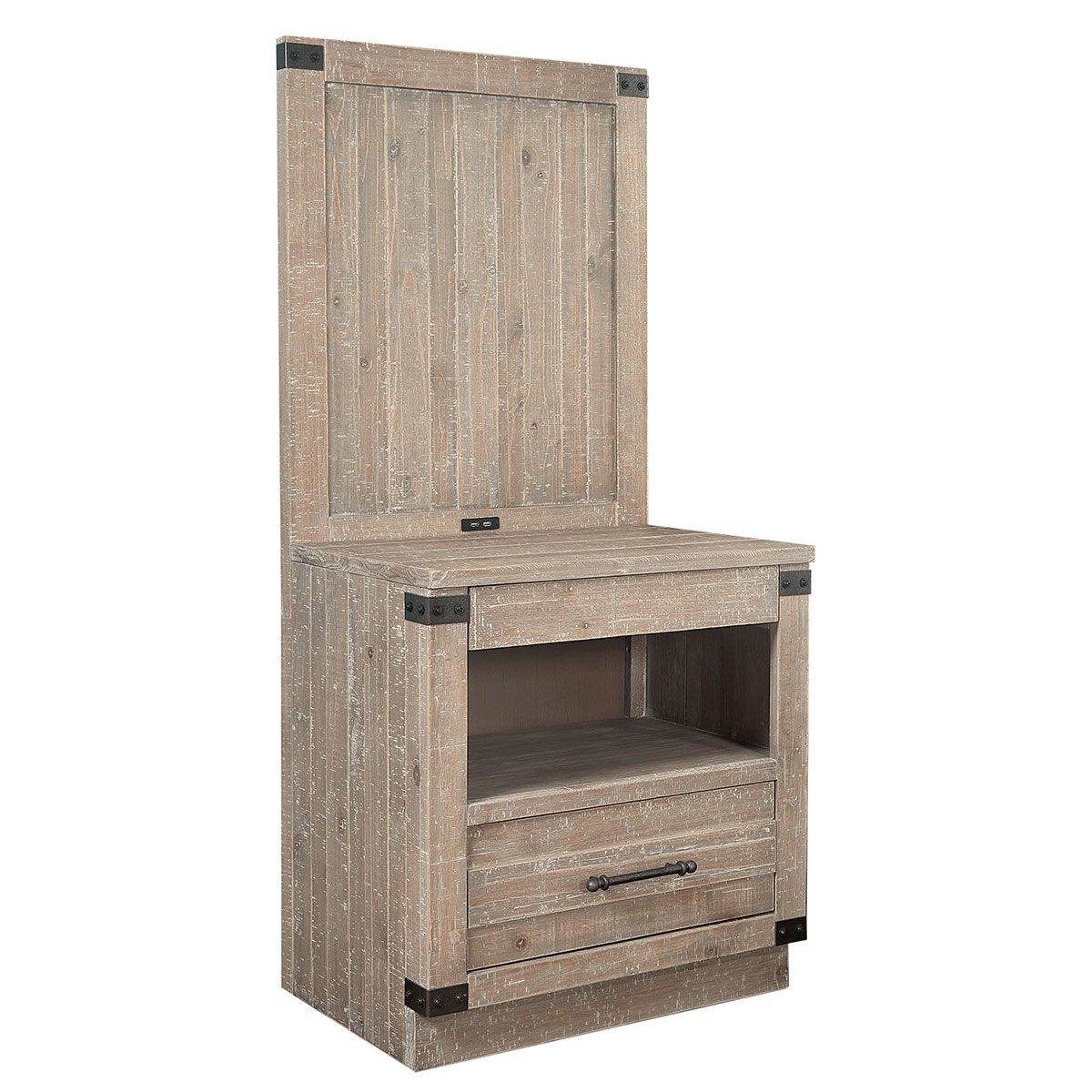 Picture of FOUNDRY NIGHTSTAND W/BACK PNL
