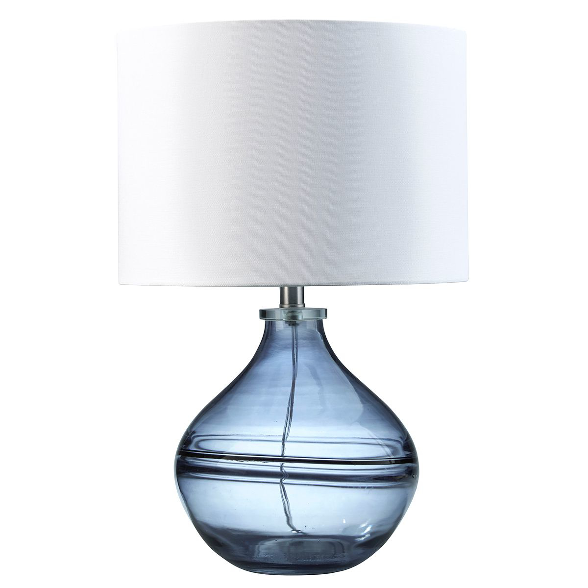 Picture of LEMMITT BLUE GLASS TBL LAMP