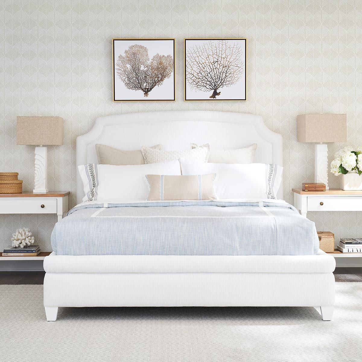 AVALON UPH KING BED | Babette's Furniture & Home