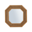 Picture of THALIA OCTAGONAL MIRROR NUTMEG