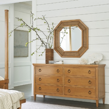 Picture of HOBIE DOUBLE DRESSER NUTMEG