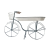 Picture of BLUE & WHITE BIKE PLANTER