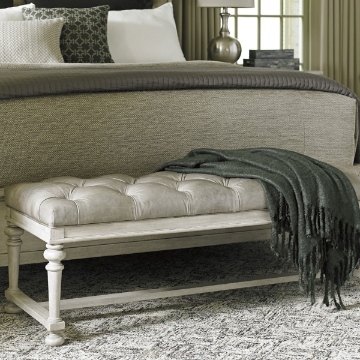 Picture of BELLPORT TUFTED BENCH
