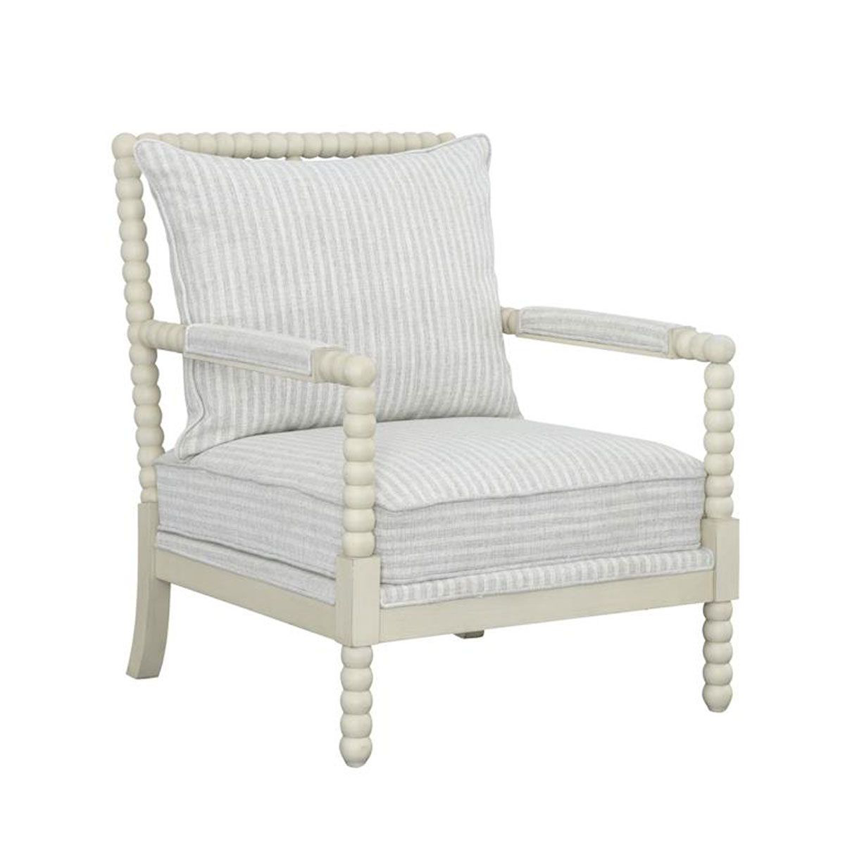 Picture of WHITE ACCENT CHAIR